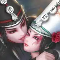 黑白无常头像闺蜜一对黑白无常的头像一对两张
