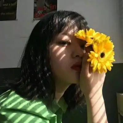 qq女生头像绿色小清新头