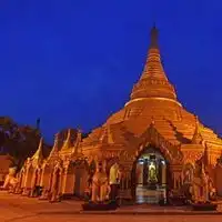 缅甸仰光大金塔高清头像图片