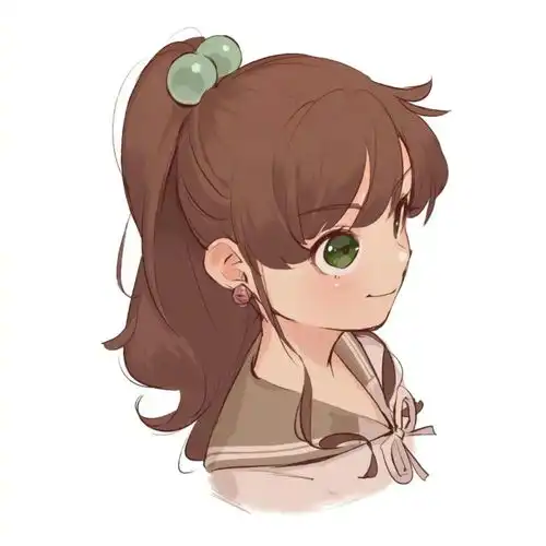 头像女可爱萌卡通闺蜜美