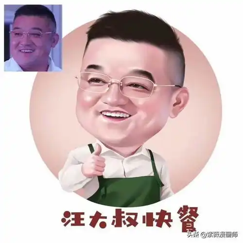 换一换你的头像吧中年男士手绘商务立体漫画头像成熟大叔专用