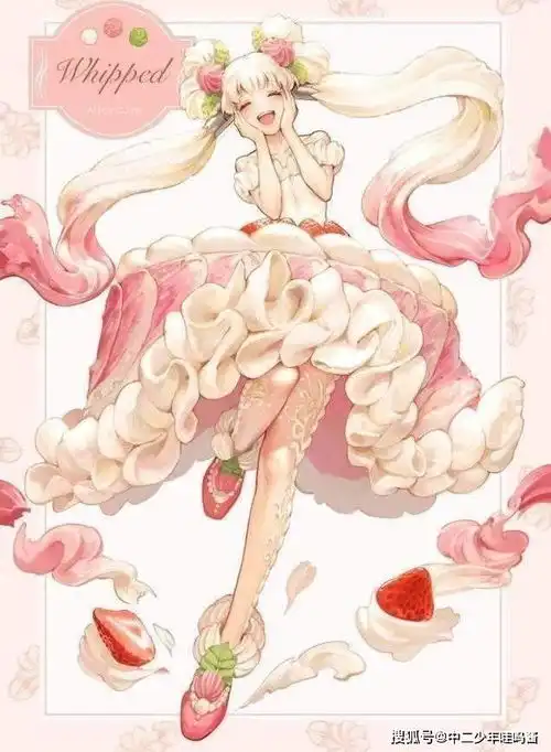 当水果拟人化后,桃子变可爱少女,香蕉成御姐,猕猴桃变帅气少女