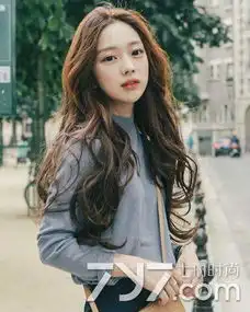头像女长发背景女神卷发