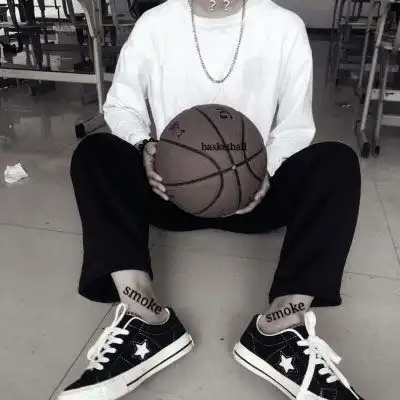 唯美男女恩爱头像篮球