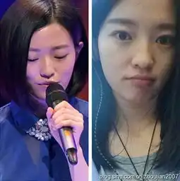 素颜杀好声音4美女卸妆惊悚曝陈梓童昔日黄毛旧照