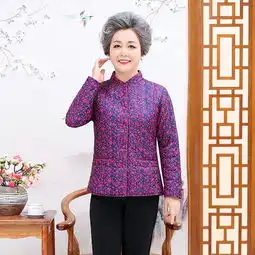 中老年女装冬装棉衣外套老人羽绒棉内胆小棉袄妈妈装大码棉服短款