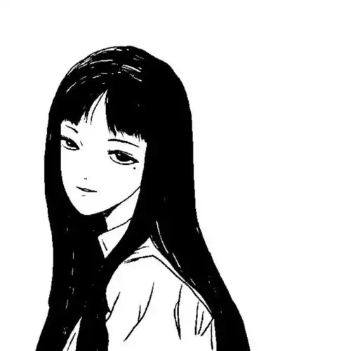 动漫头像超棒高清黑白女头
