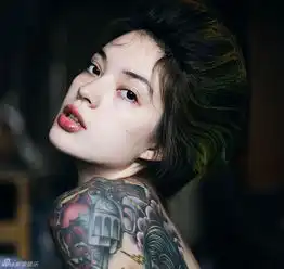 组图俄罗斯个性美女纹身摄影师性感写真