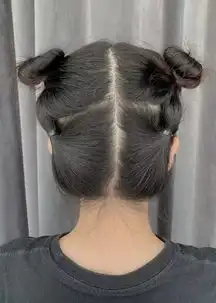 种草明星们扮哪吒秒变少女,教你短发也能扎的哪吒头