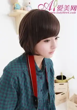 韩版头像女生短发短发