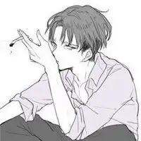 快手动漫男生黑白头像微信头像图片大全