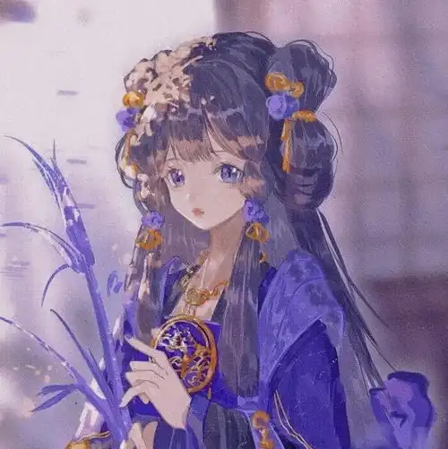 超级有气质的手绘好看女生头像集伊