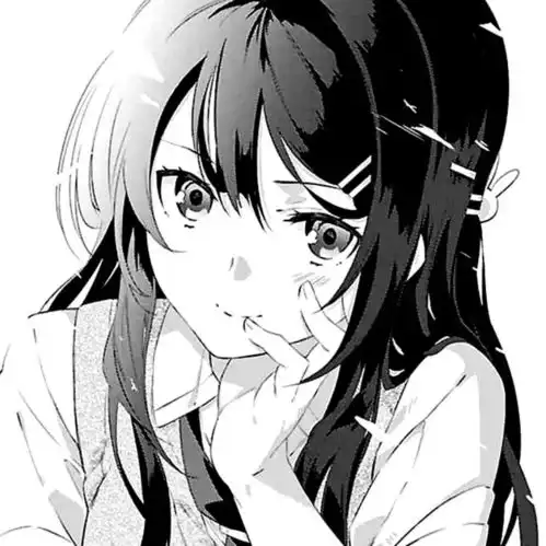 黑白动漫女生头像相遇总有原因,不是恩赐就是教训