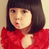 头像女可爱呆萌小女孩