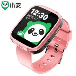 太极养生医馆360生态链小安儿童手表a1生活防水gps定位智能手表手环儿童学生电话手表定位手机男女孩粉色
