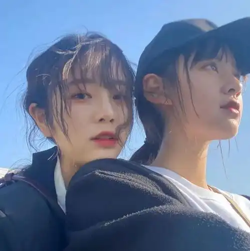闺蜜头像真人清新可爱女生闺蜜头像