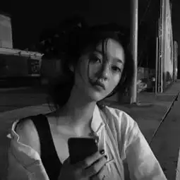 黑白渣女头像清晰版女头
