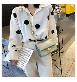 纪蔻高级感包包洋气质感单肩包2019新款潮chic链条包斜挎包女百搭ins