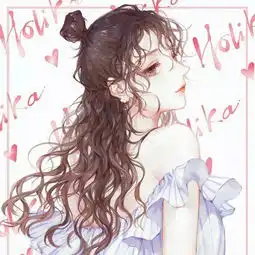 韩国女孩卡通头像甜美图