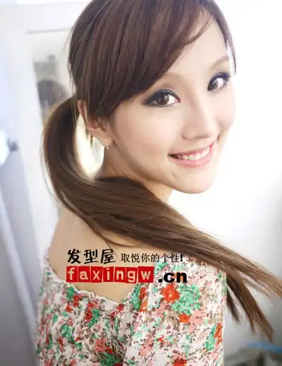 12岁女孩怎梳头好看,要小清新的带图片