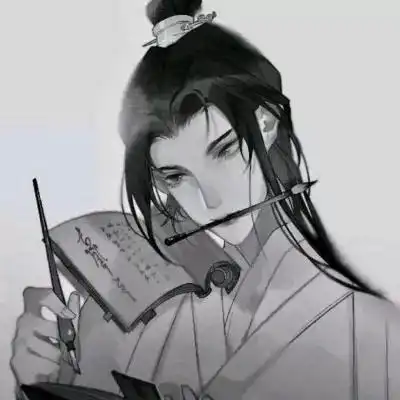 头像男黑白简笔简笔