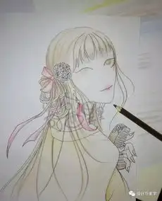手绘古风美人