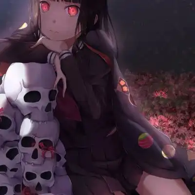 地狱少女头像阎魔爱系列恐怖图片地狱少女图片