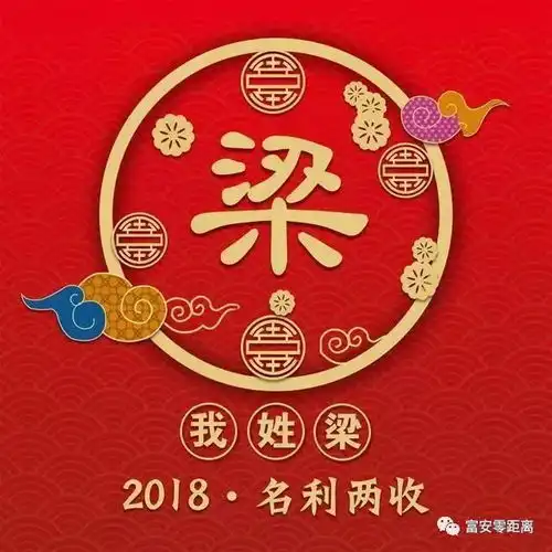 零妹妹给大家拜年了快把你的春节姓氏头像设计拿走吧