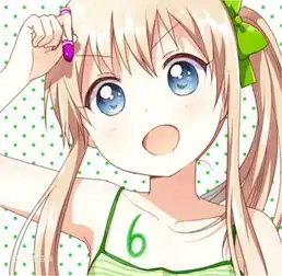 动漫女生脸上写着12345的数字的图片