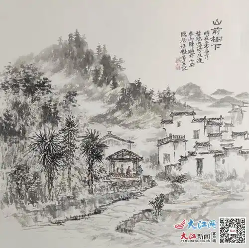 汪艳把大自然的每一帧收进画作挖掘山水的内在精神