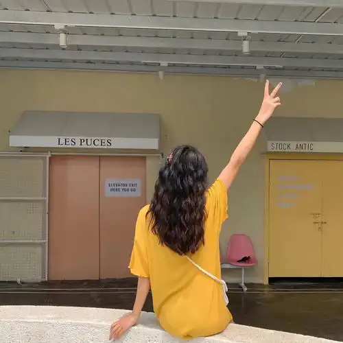 唯美真人背影头像所有失望都来自我以为