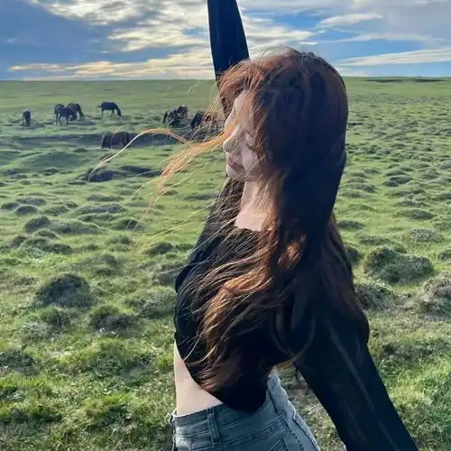 仙气森系女生头像绿色安静淡然的意境绿色头像女