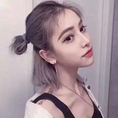 妩媚妖娆女生头像真人灰