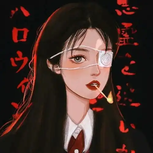 画漫画头像女简单ins风