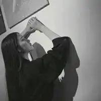 恐怖头像女生冷酷黑色带