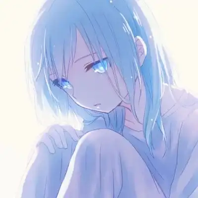 动漫女头像忧郁伤感