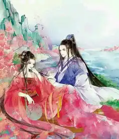 求手绘古风美女的图片