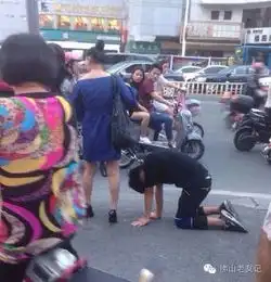 女生和狗狗的头像下跪
