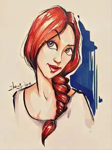 如何画出欧美风格的插画人物如何将照片转插画漫画风格她的课,孙俪都想听插画人物