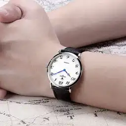 上海钻石牌手表男皮带石英表超薄休闲防水简约大表盘时尚男士手表b22003白面黑皮白面黑皮图片大全邮乐官方网站
