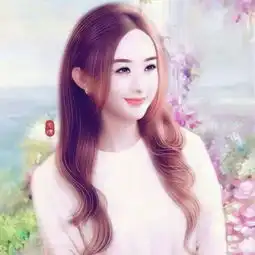 好看的头像女生小清新手绘图片有一个很小很小的愿望沿途有你