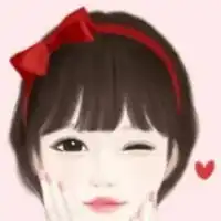 韩国女孩卡通头像甜美图