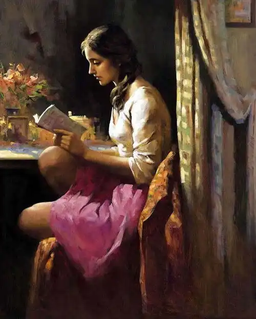 广州美院油画系资深教授区础坚先生唯美人体油画作品欣赏