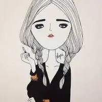 酷酷的小女孩头像卡通微信头像图片大全