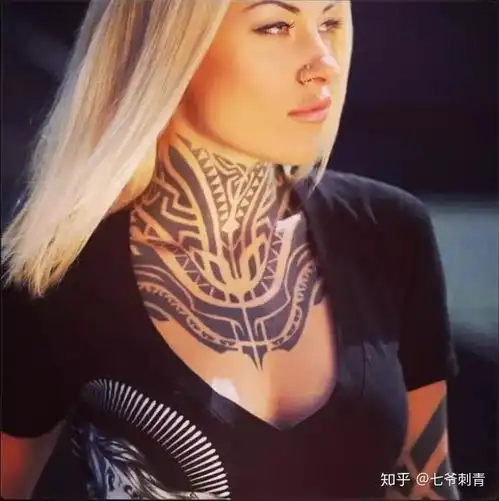 萍乡纹身,纹身培训,纹身图案,没想到女人纹部落纹身是那么的好看
