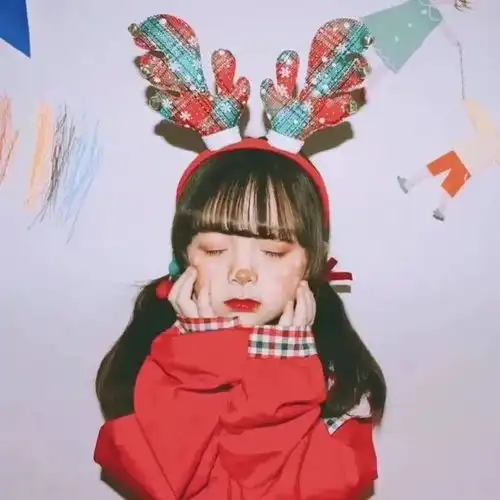 元气满满奶里奶气的女生头像