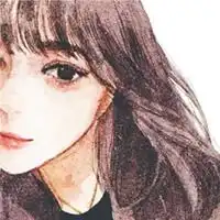 超萌可爱素描小女孩头像