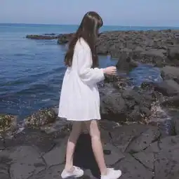 微信头像女生背影唯美黑