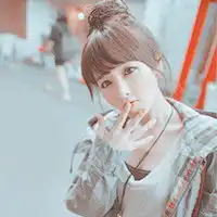 可爱的阿宝色女生萌头像