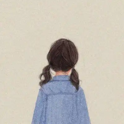 微信头像卡通背影唯美